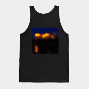 Blured coloured lights in the distance Tank Top